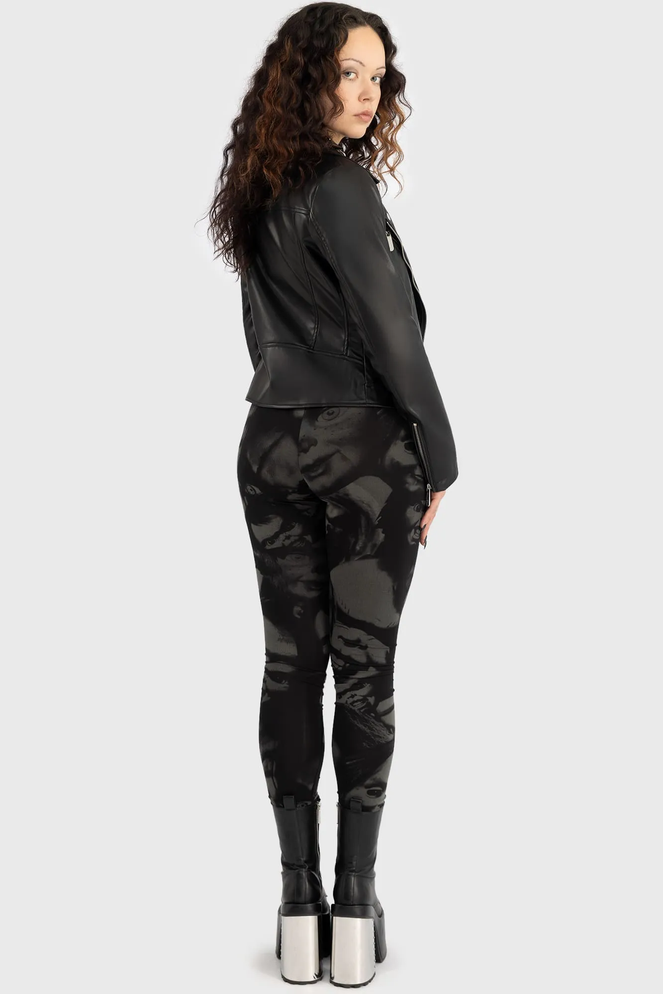 Athletic Wearable Morning Jog Shape Retain Eat Your Heart Out Leggings