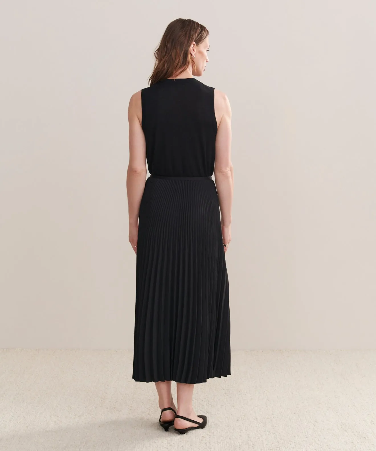 Cozy Outfit Pleated Skirt