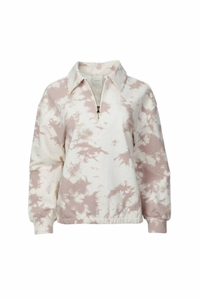 Romero Sweater In Taupe Tie Dye Odor Resistant Knitwear Winter Ready Layer