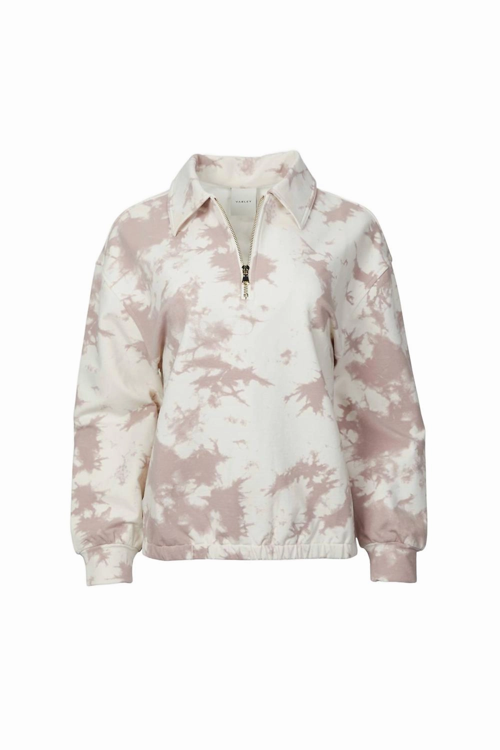 Effortless Layer Romero Sweater In Taupe Tie Dye