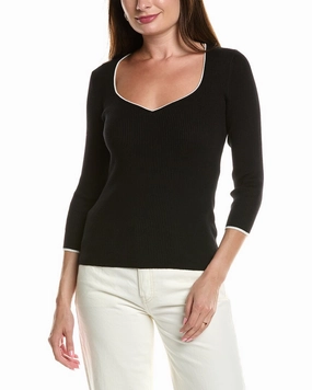 T Tahari Sweater Chilly Knit