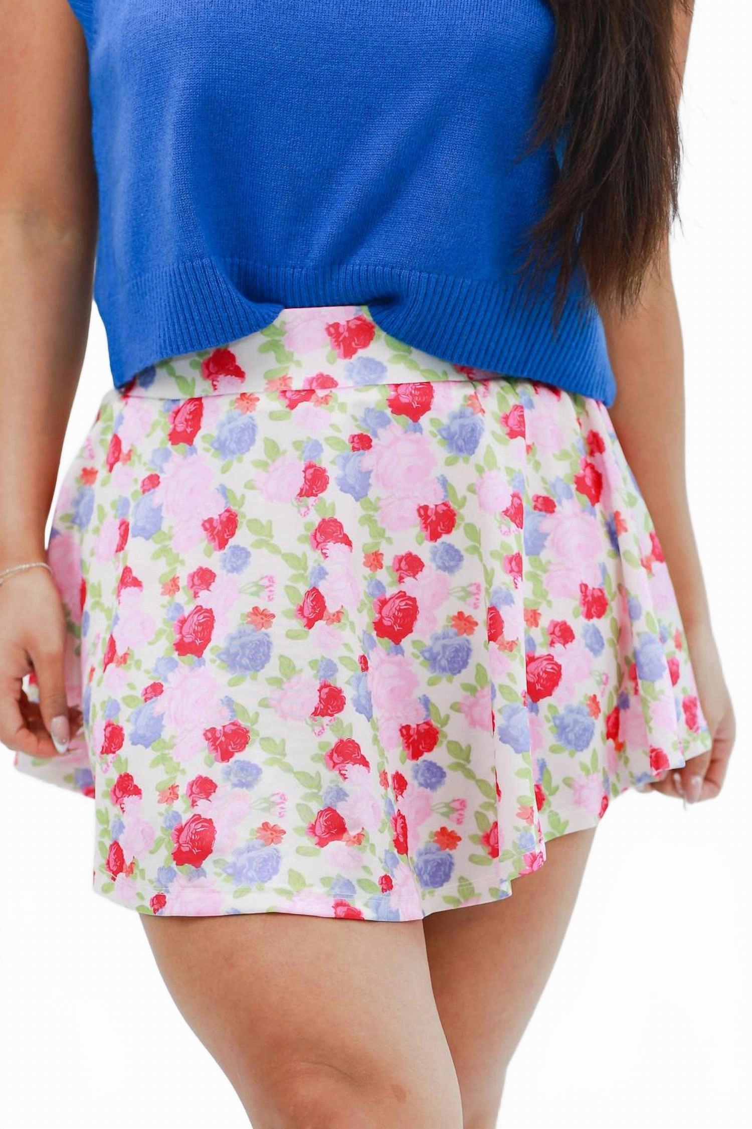 Board shorts Timely Floral Skort In Pink