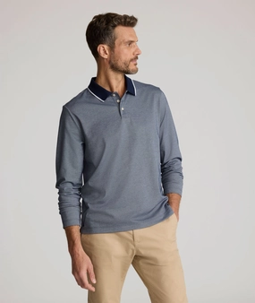 Soft Top Urban Explorer Tipped Performance Long-Sleeve Polo