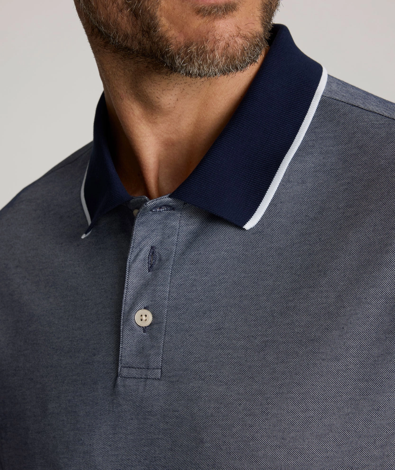 Tipped Performance Long-Sleeve Polo Classic Design