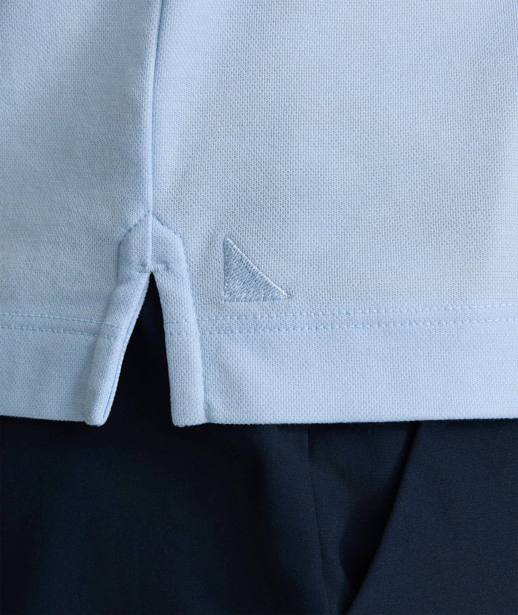 Casual Look Tipped Performance Polo