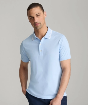 Stylish Collar Tipped Performance Polo