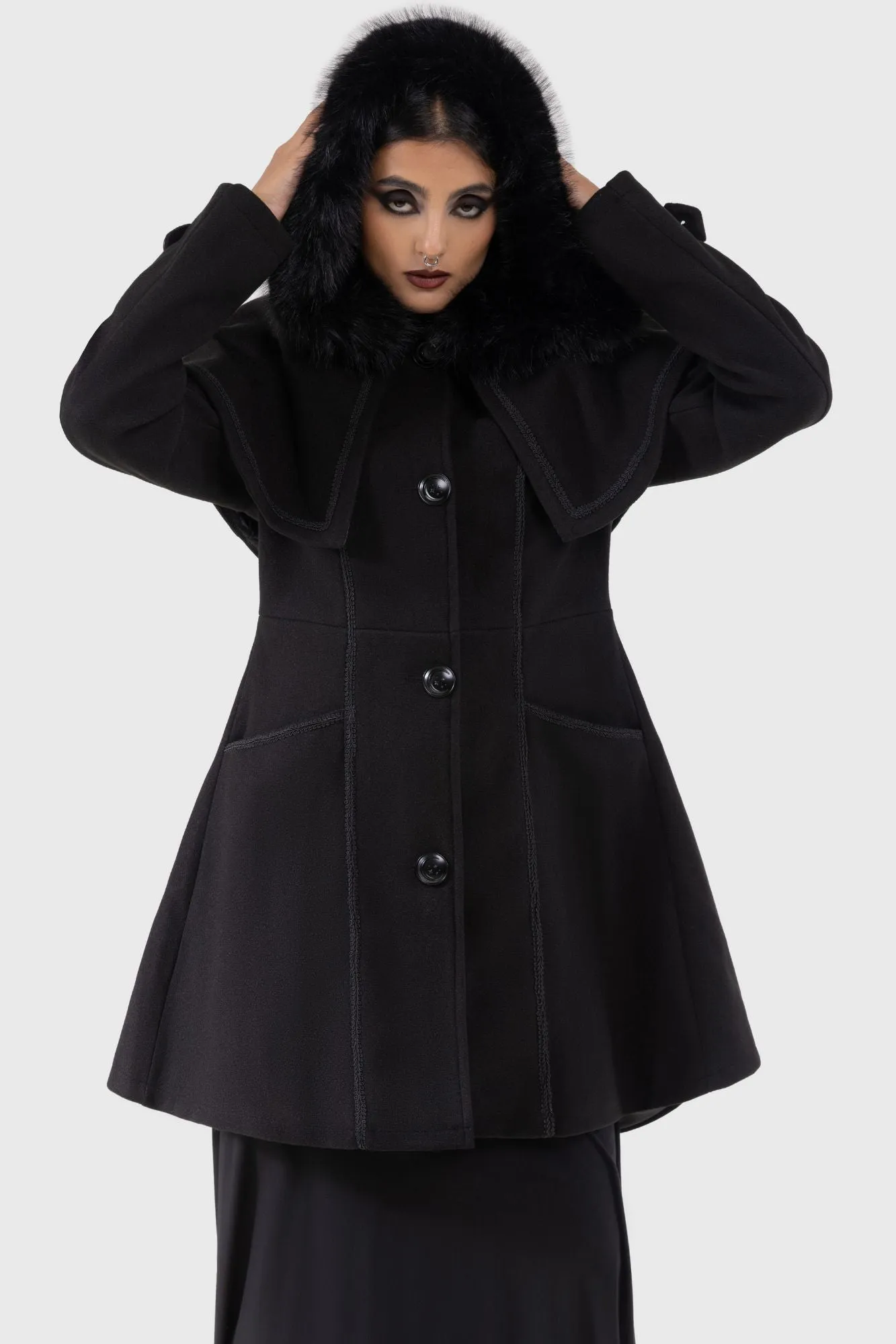 High Collar Style Urban Edge Tokyo Babe Coat