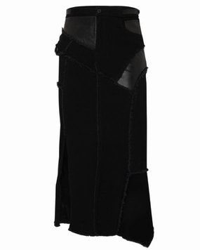 Smooth Cut Tom Ford Women's Long Asymmetrical Skirts In Black