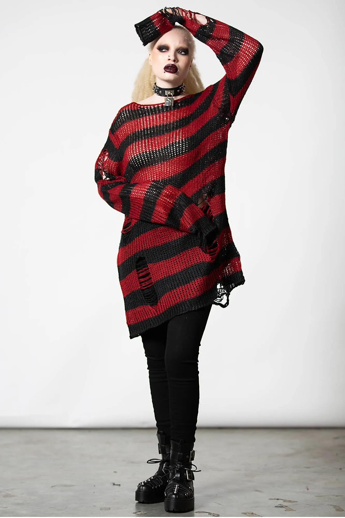 Neutral Style Total Horror Knit Sweater