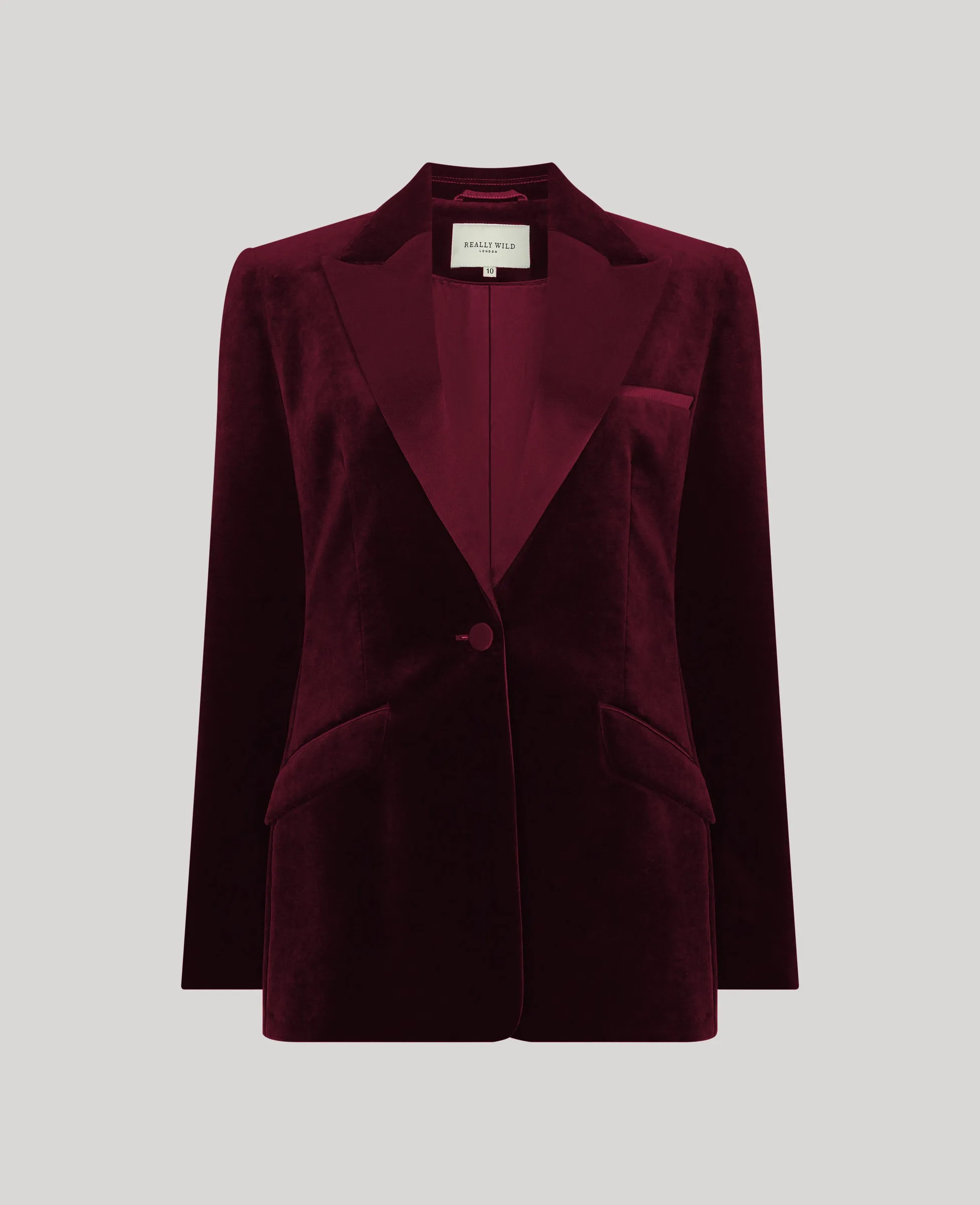 Flexible Knit Mayfair Velvet Tuxedo Jacket