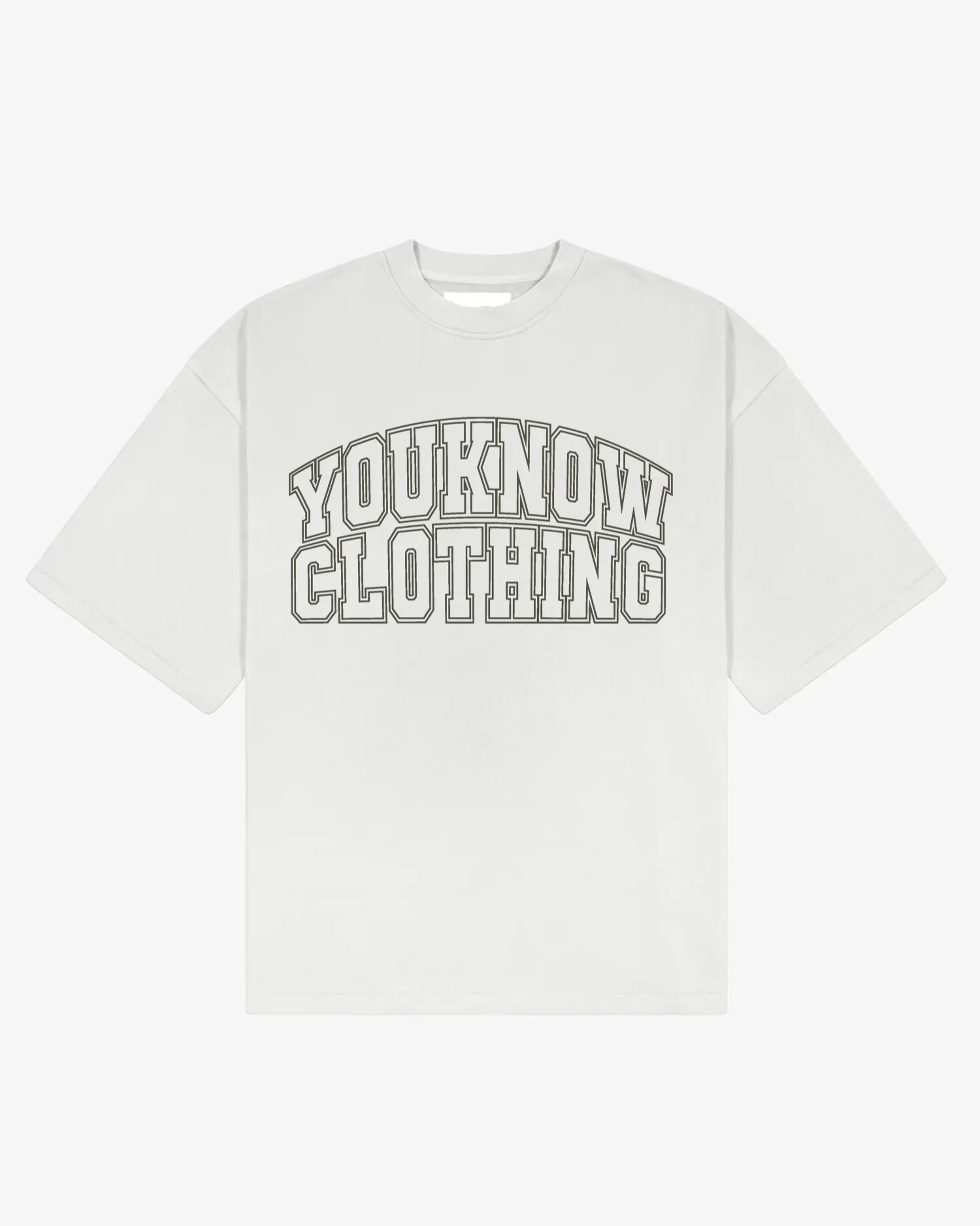 Varsity Tee | White Casual Essential Wear Classic Cut