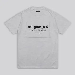 RELIGION UK T-SHIRT LIGHT GREY MARL Cozy And Stylish