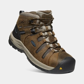 Keen Flint II Mid Waterproof (Steel Toe) Thermal Core All Day Wear Running