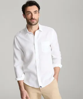 Comfort Fit Wrinkle-Resistant Linen Vin Santo Shirt