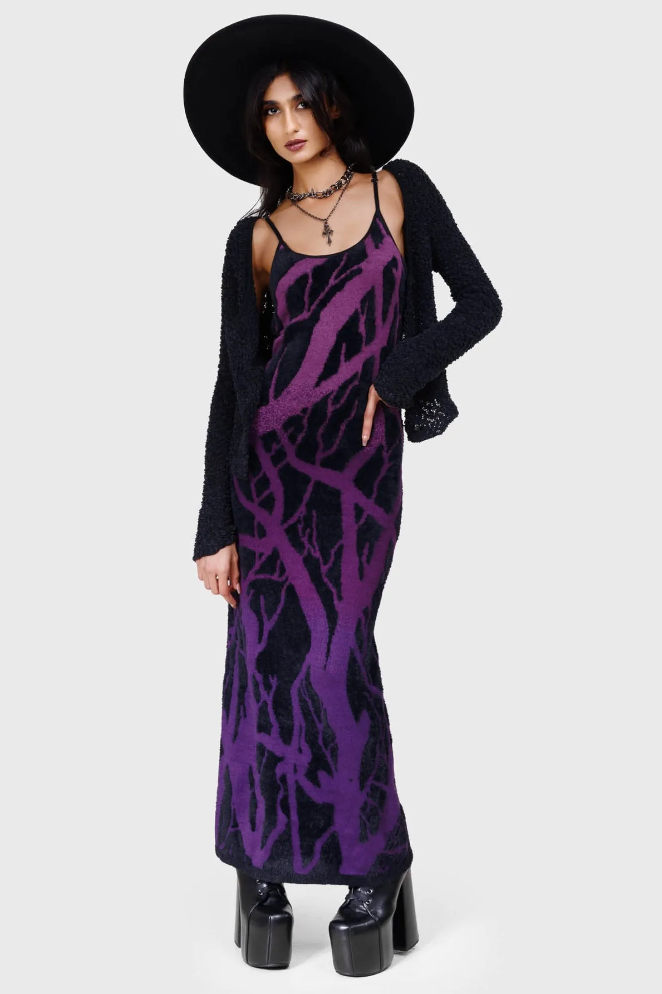 Forest Knit Maxi Dress Light Fabrication