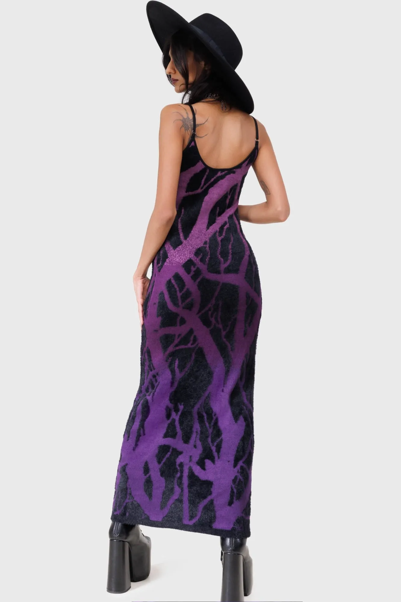 Forest Knit Maxi Dress Fashion Daily