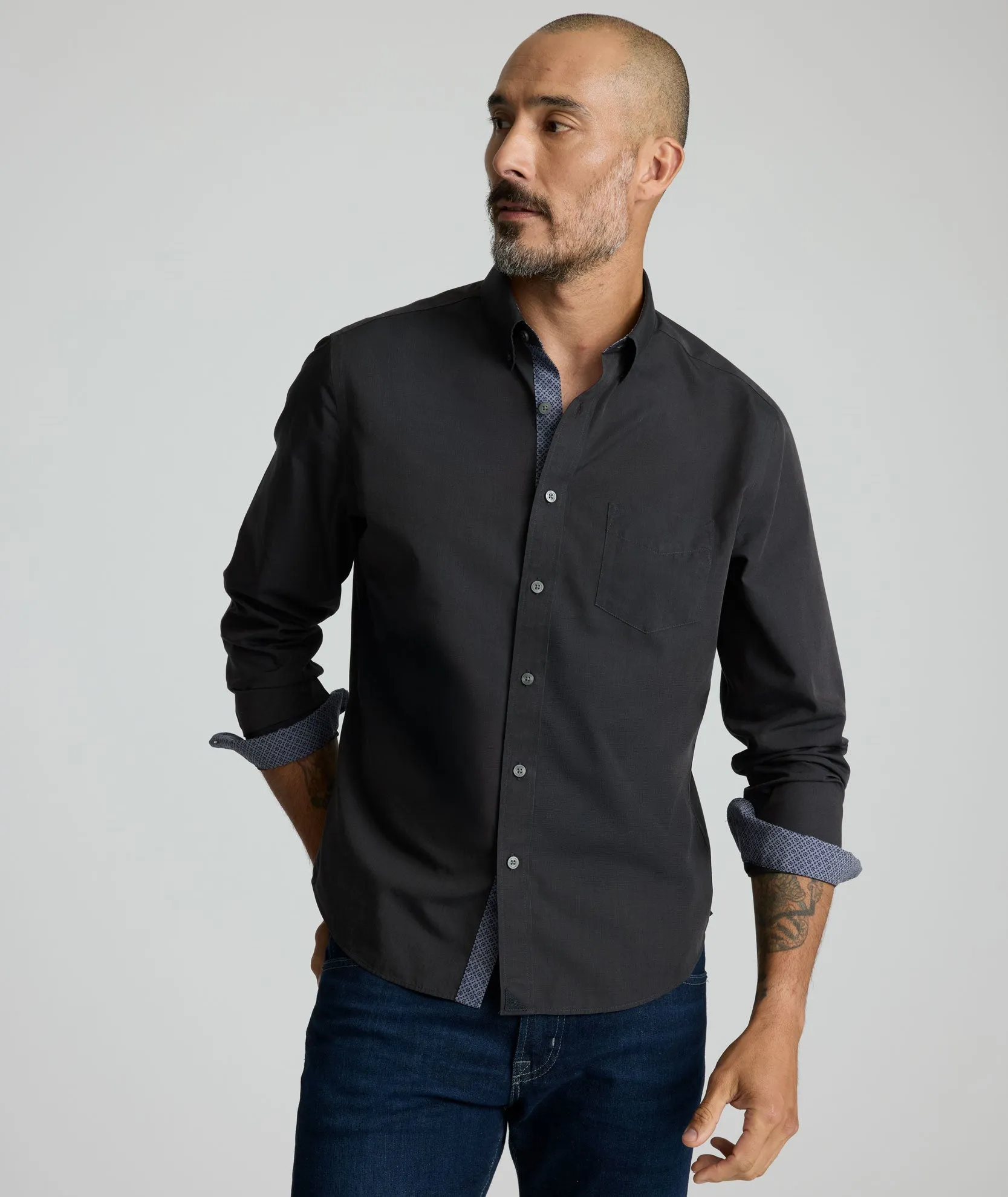 Tropical theme Wrinkle-Free Siermer Shirt