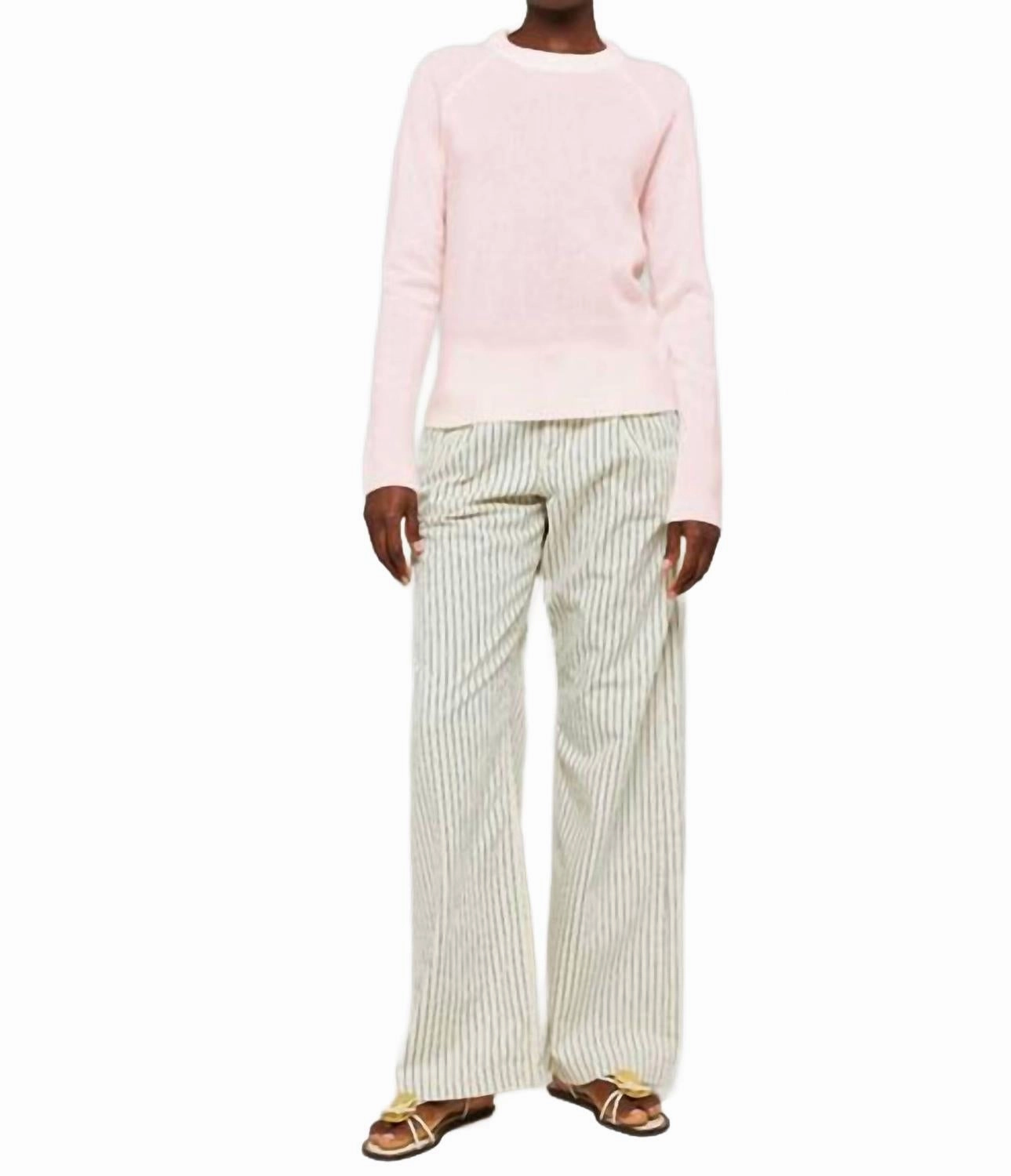 Paloma Sweater In Cherry Blossom Knit Fashion Hypoallergenic Yarn Construction