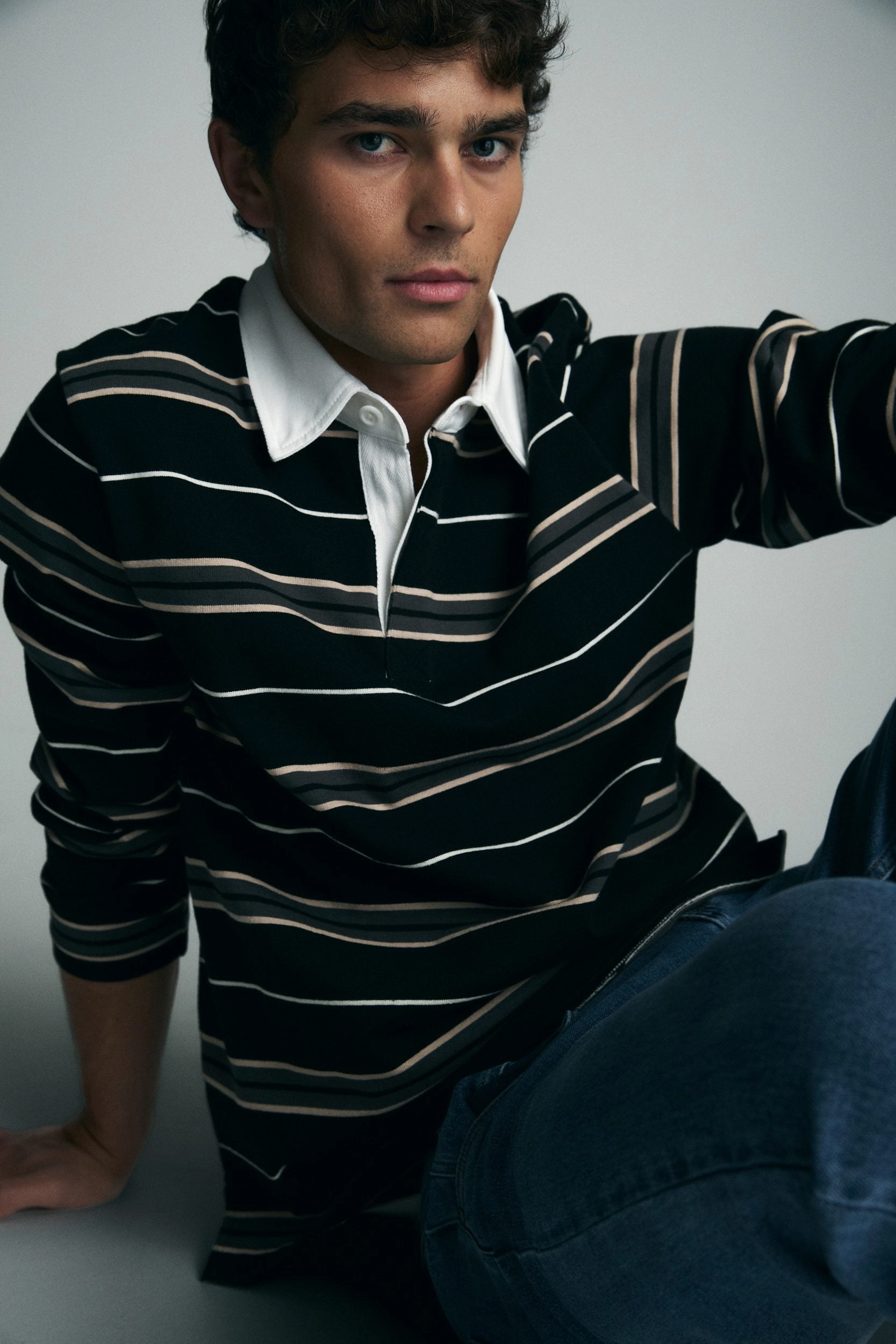 Long-sleeve rugby polo All Day Fit