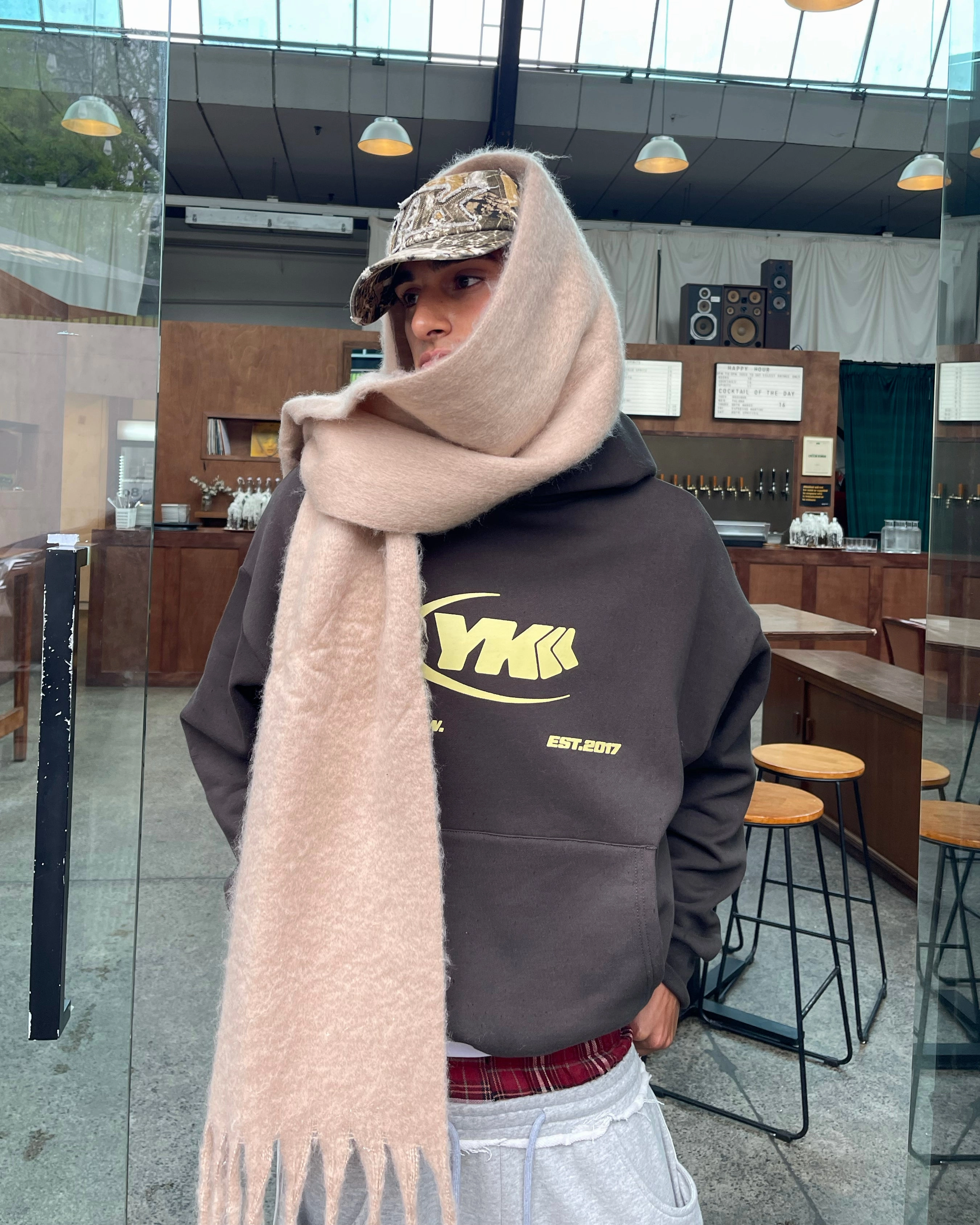 Coffee Shop Vibes Icon Hoodie | Seaweed