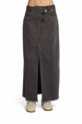 Trinidad Maxi Skirt In Licorice Active Wear
