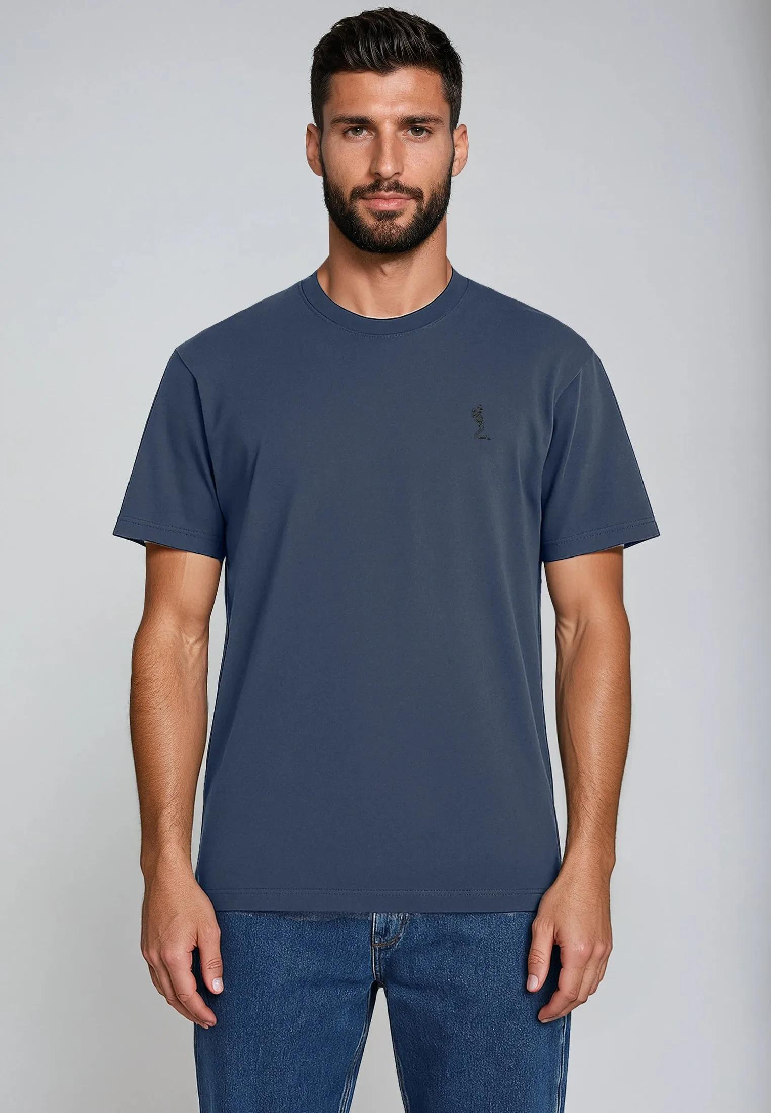 Quality Layer Breezy Design ESSENTIAL CORE NAVY T-SHIRT