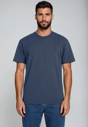 DoubleStitchedHem ESSENTIAL CORE NAVY T-SHIRT
