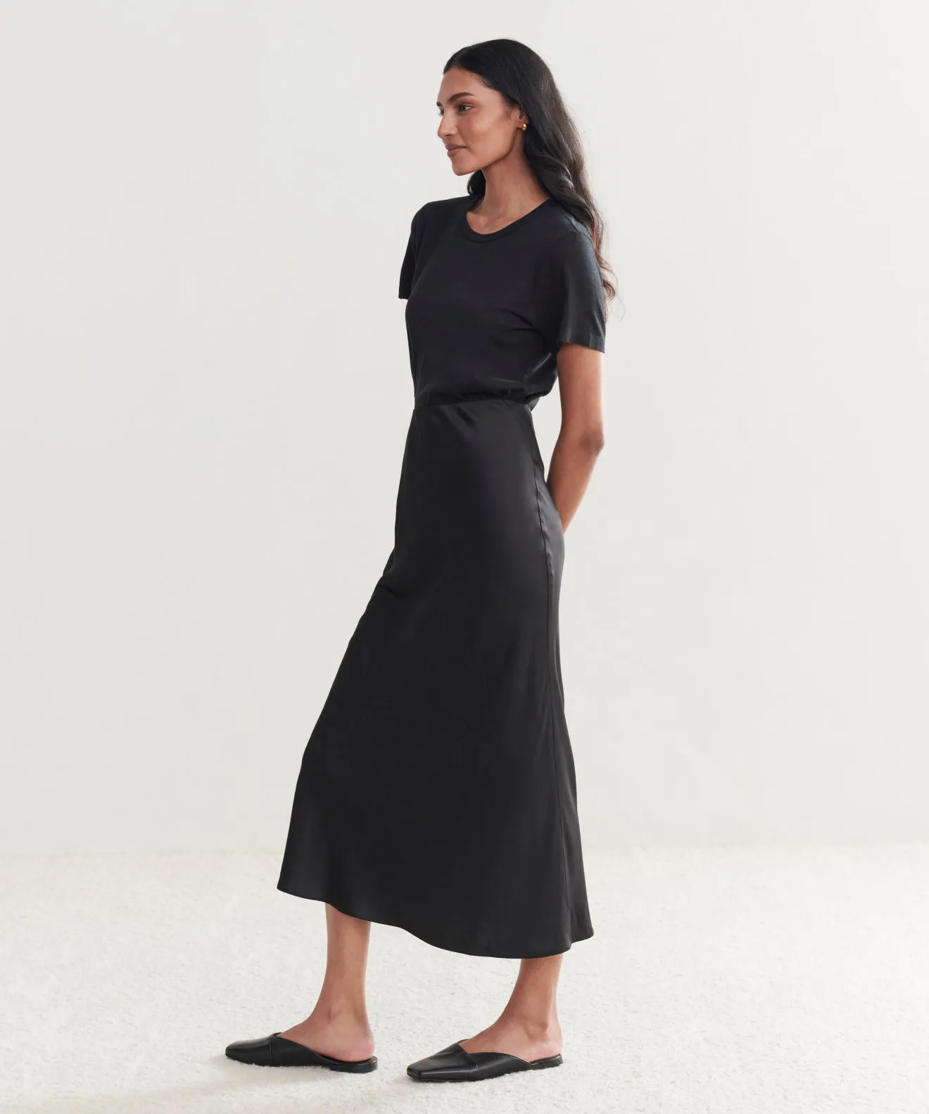 Sawyer Slip Skirt Vibe Shot Double Stitched