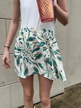 Neat Style Tween Moon And Back Mini Skirt In Multi