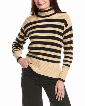 cabi Turtleneck Sweater Crew Neck Design