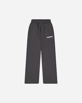 Adjustable loop BLOCK WIDE-LEG SWEATPANTS | Slate
