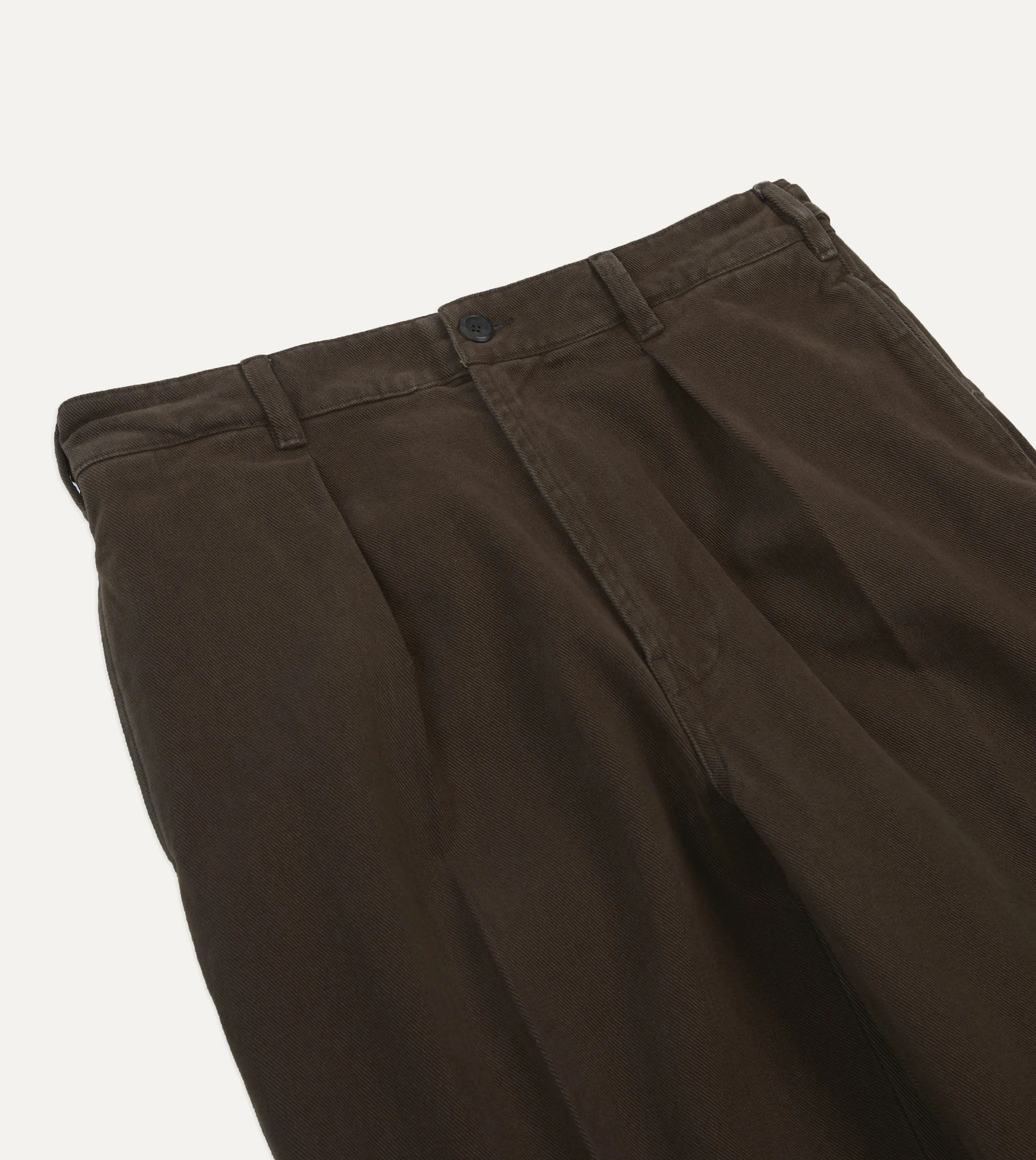 Cocoa Heavy Cotton Twill Games Trousers NonSlipInnerGrip