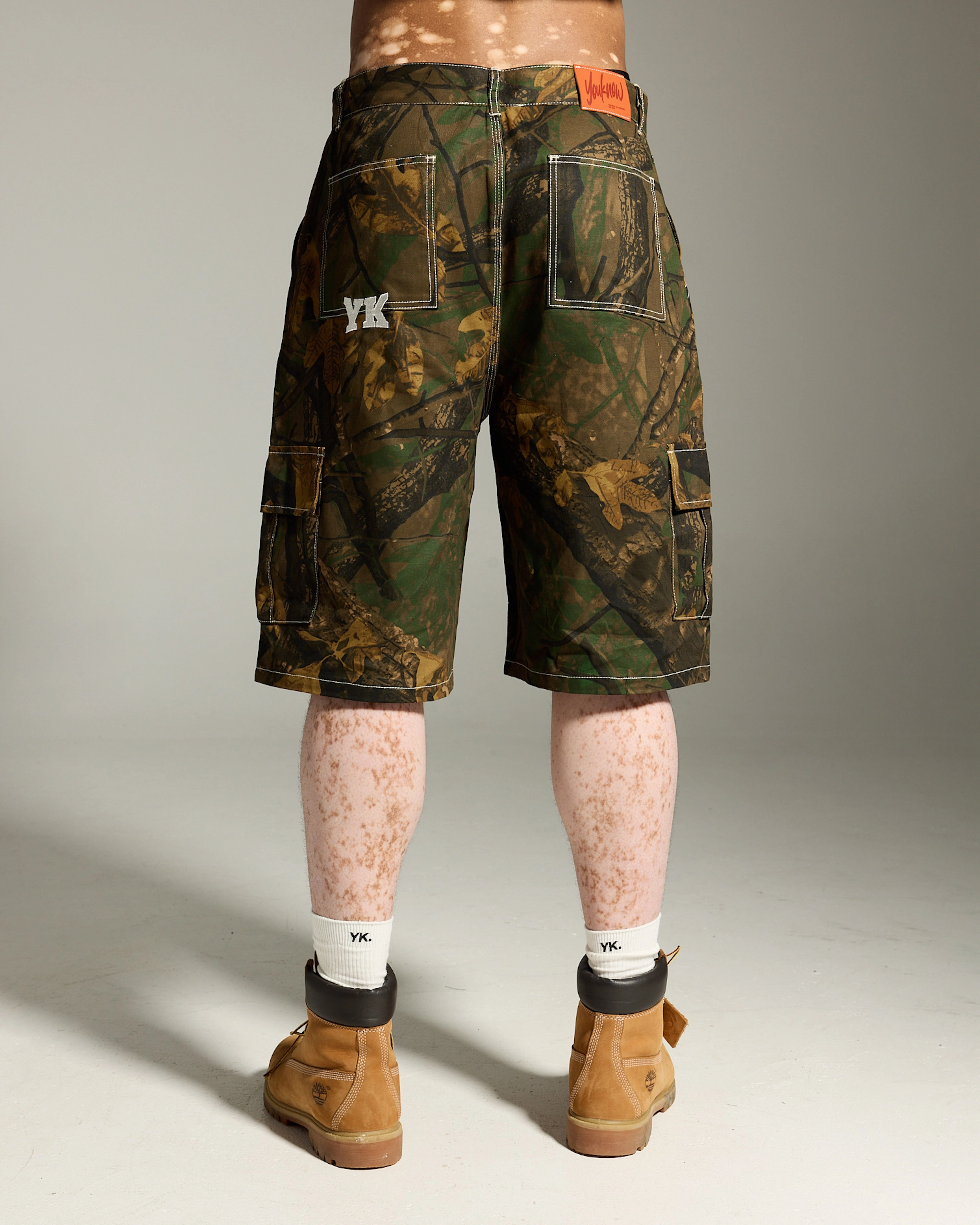 Cargo Shorts | Camo Double Layered Knees Seamless construction