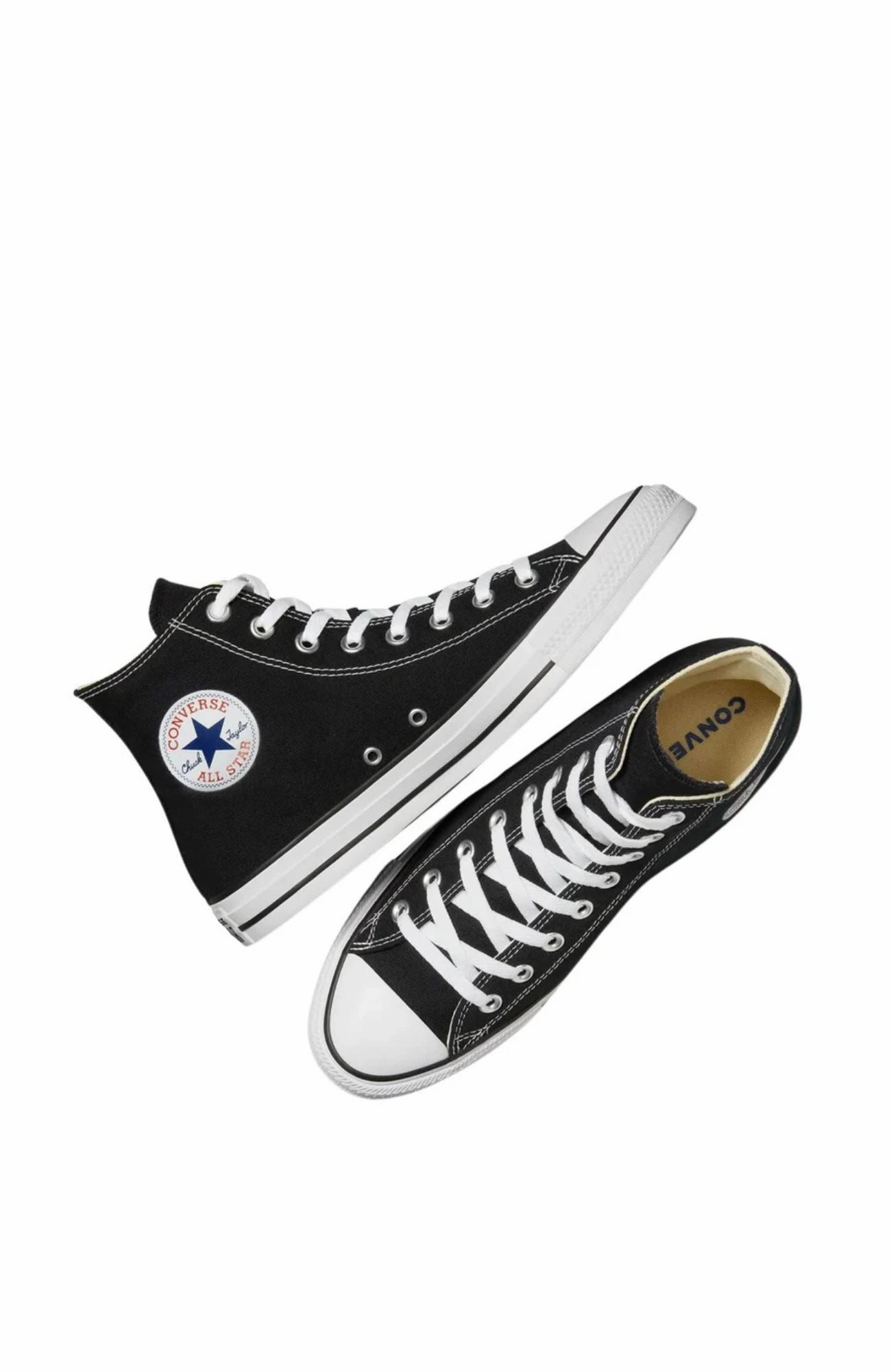 Shock Absorption Soles Foam Support Chuck Taylor All Star High Top Black