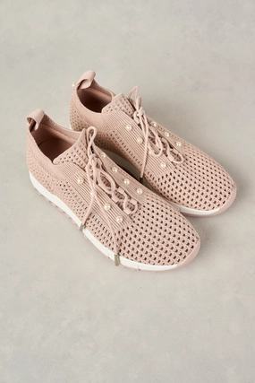 Perla Knit Sneaker - Dusty Pink Weekend Walks