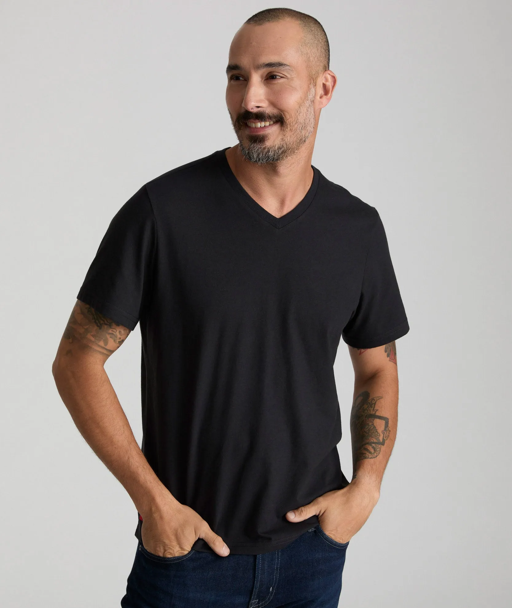 Stylish Fit Chilly Layer Ultrasoft V-Neck Tee