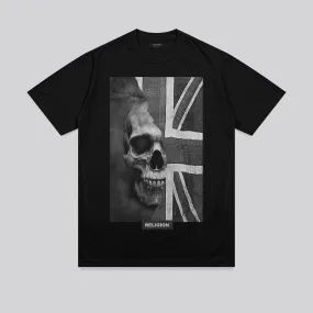 Playful Vibes Minimalist Look UNION JACK T-SHIRT JET BLACK