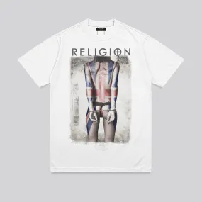 UNION JACK TATTOO T-SHIRT WHITE Classic Layering