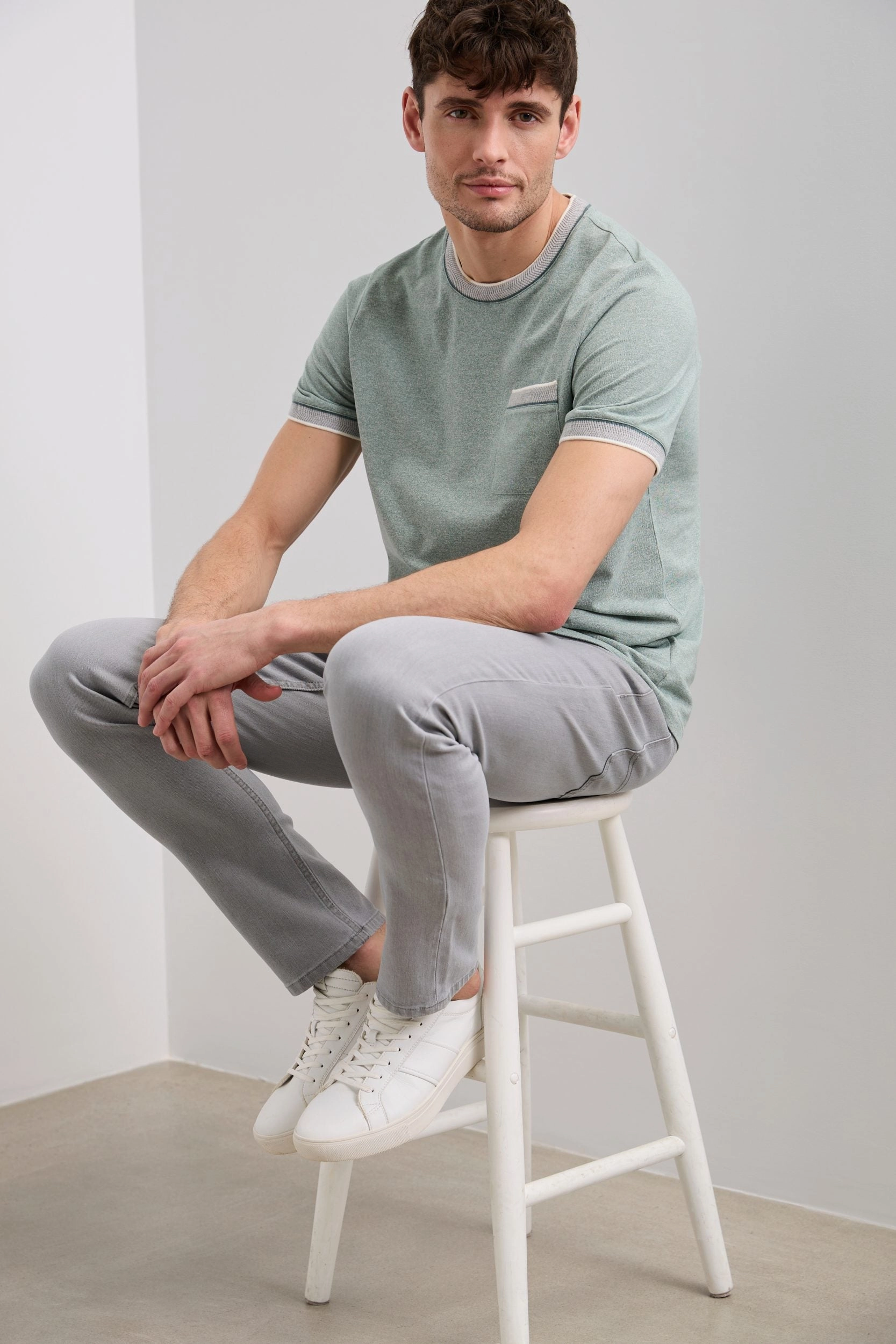 Smart Casual Classic Wear Skinny fit five pocket jeans