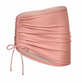 Sporty Casual Girl's Scrunch It Swimsuit In Rose Pink