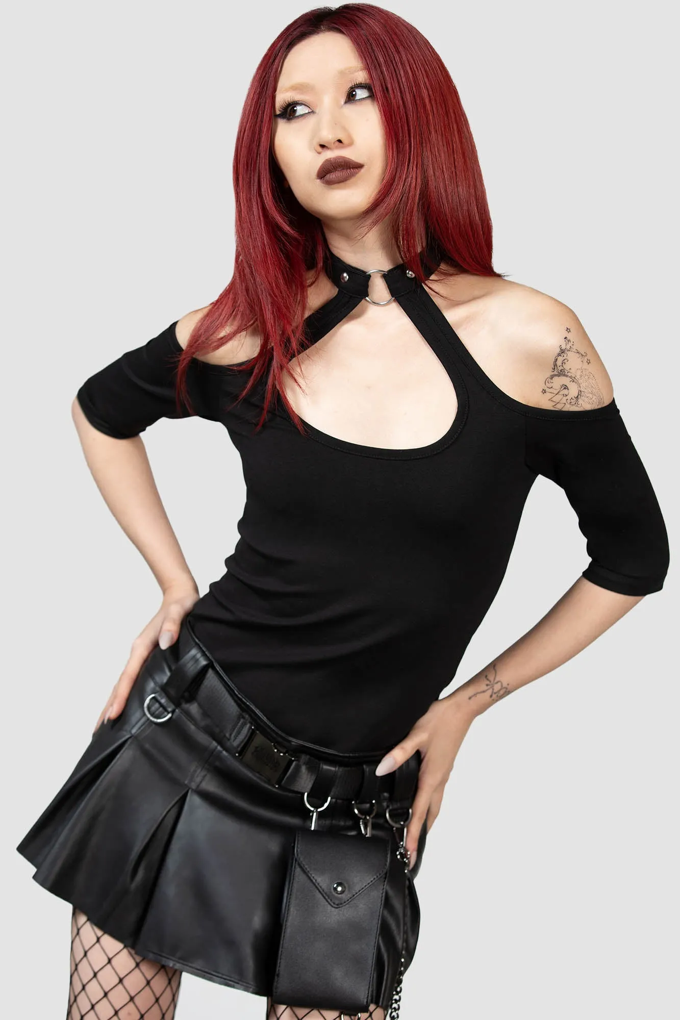 Seraphina Choker Top [B] Soft And Comfortable