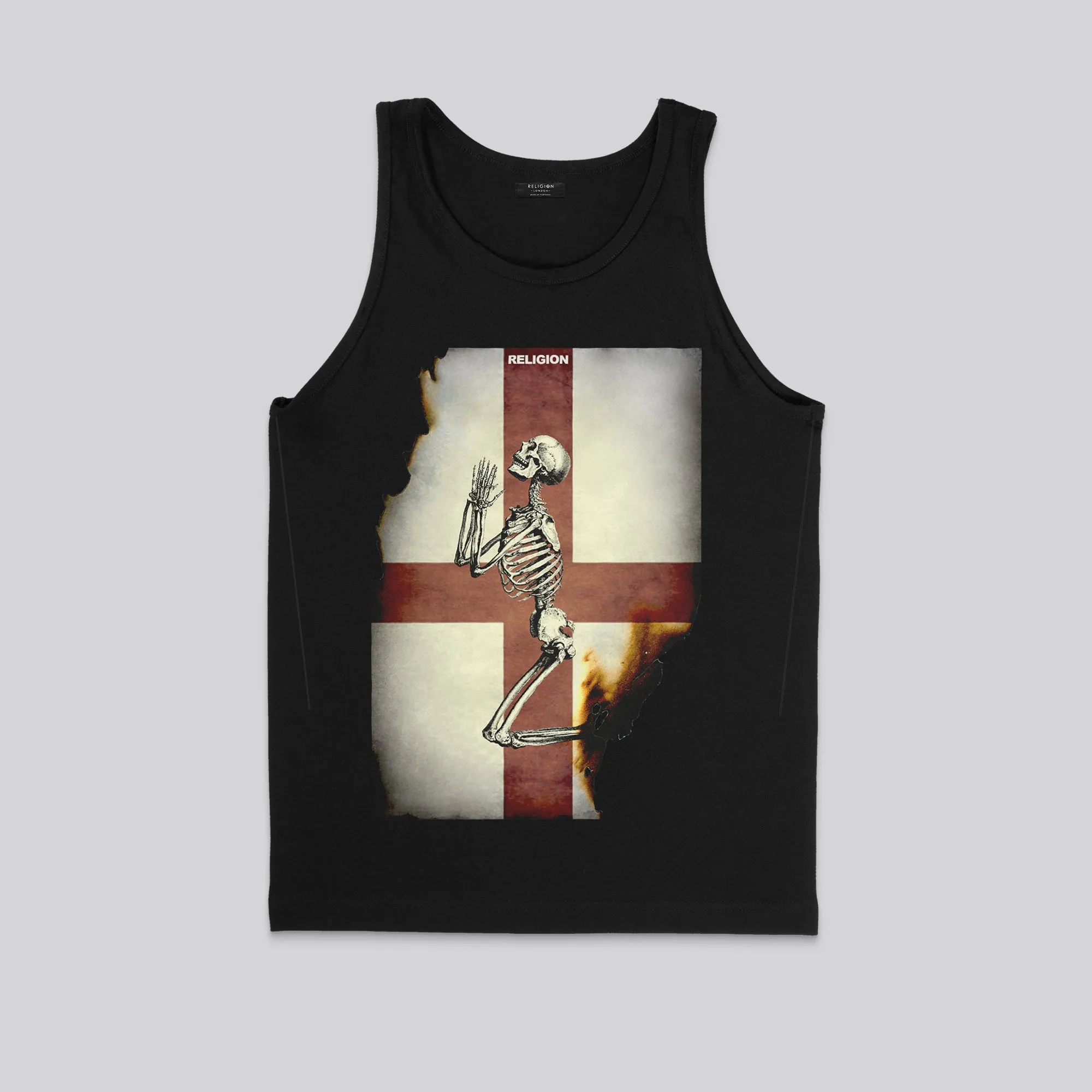 ENGLAND SKELETON VEST BLACK Light Breeze