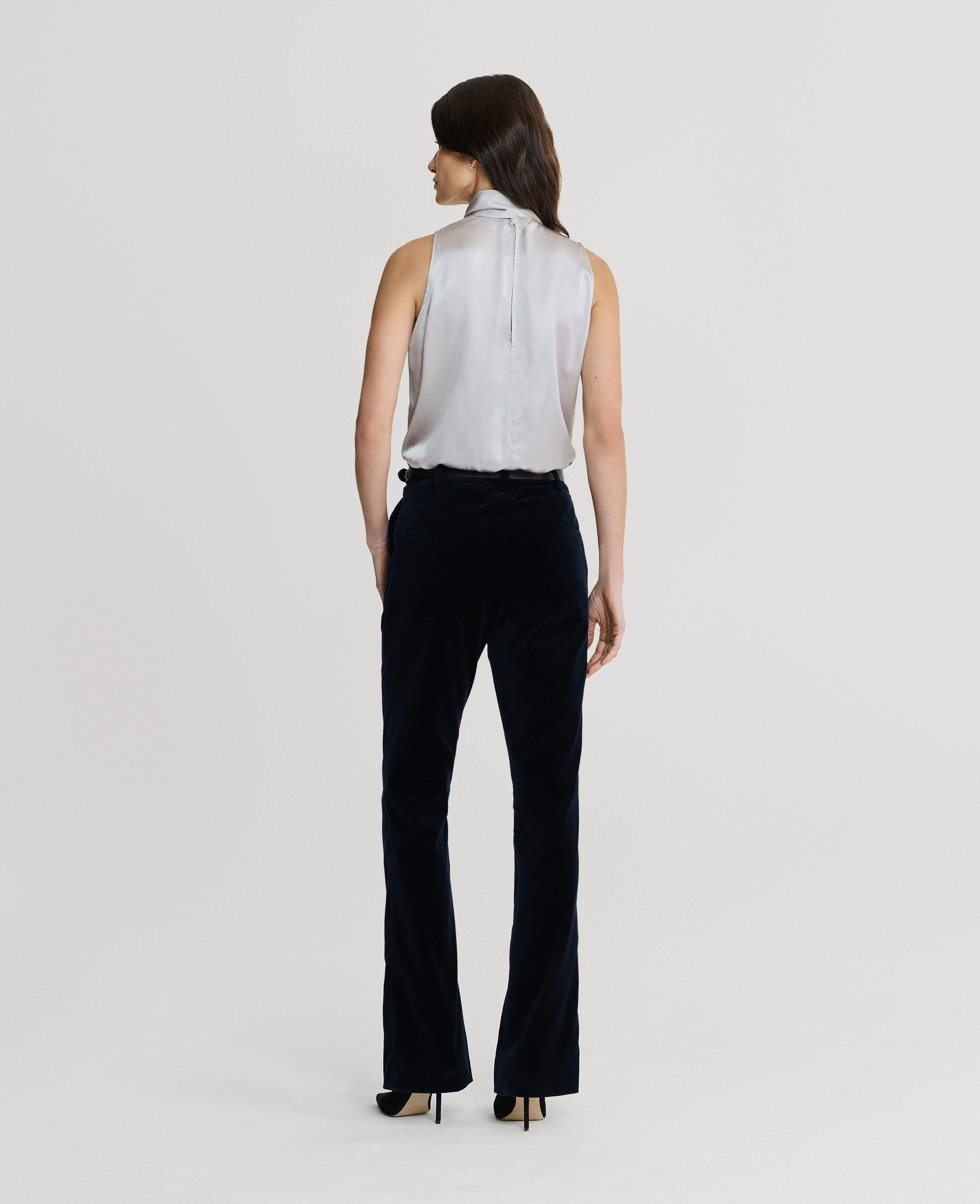 High Waist Supportive Waistband Mayfair Velvet Trousers