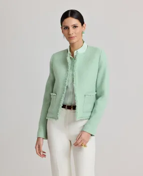 Gabrielle Wool Boucle Jacket SeamSealed Edges