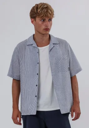 Must-Have Item ILLUSION SHIRT OFF WHITE & BLUE