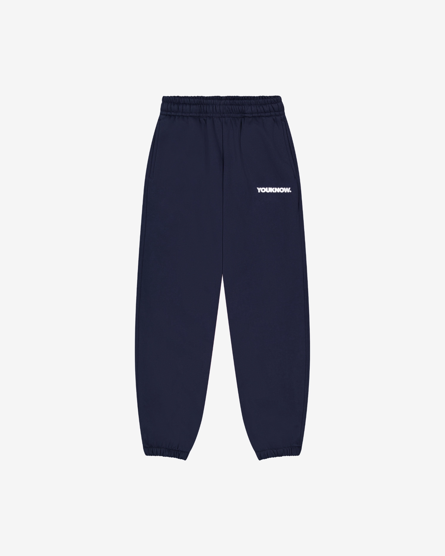 Abrasion resistant Layer Essential BLOCK CUFFED SWEATPANTS | Navy