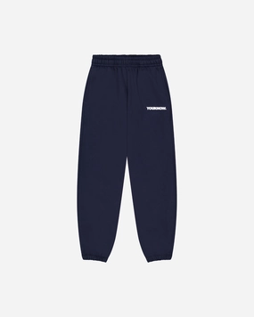 Abrasion resistant Layer Essential BLOCK CUFFED SWEATPANTS | Navy