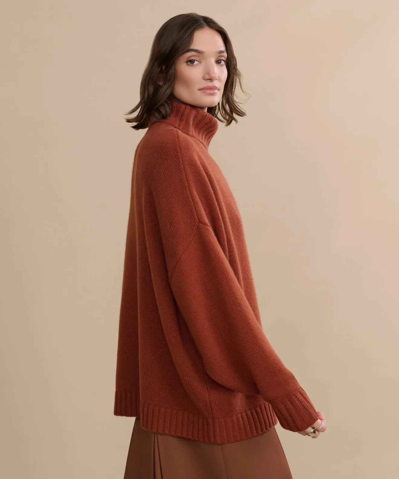 Weekend Ready Low Maintenance Knit Cashmere Porter Turtleneck