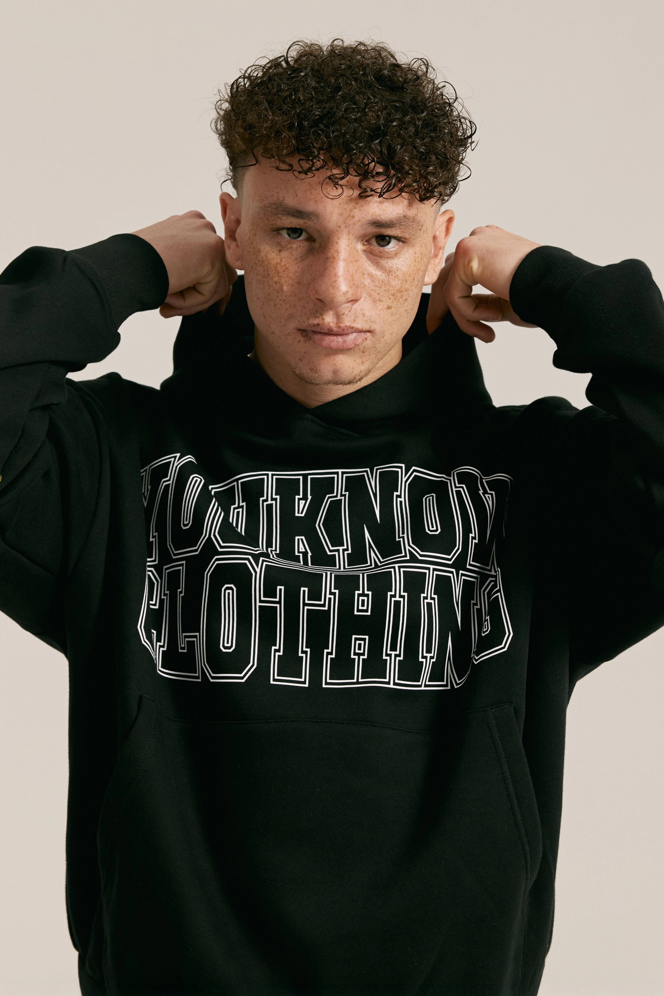 Outdoor Wear Varsity Hoodie | Black