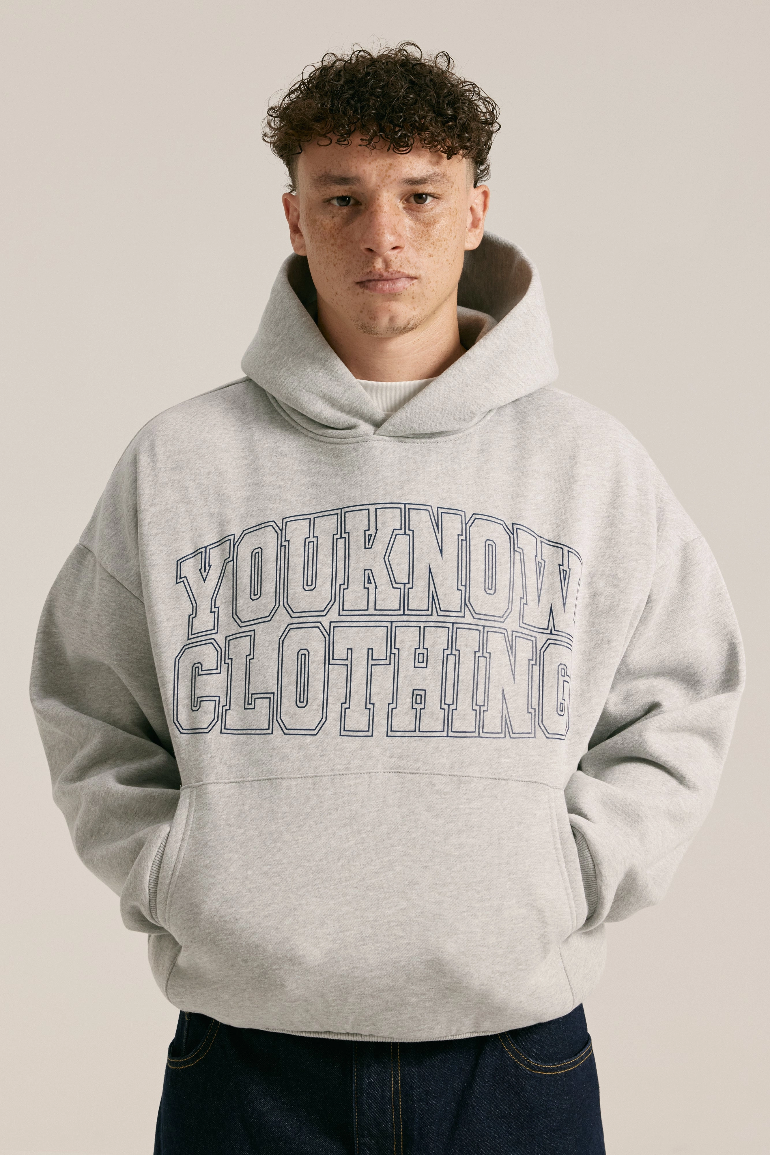 Cougar like maternity wear Varsity Hoodie | GREY MARLE